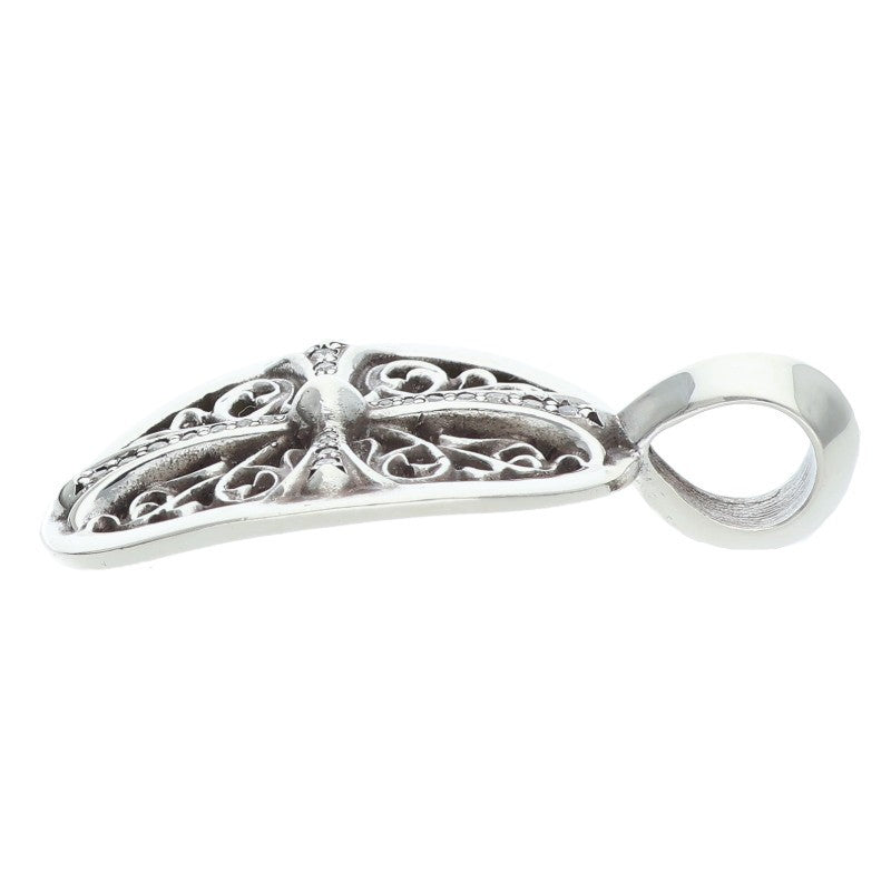 Chrome Hearts CLSC OVAL P DMND Silver Pendant Size ONE SIZE