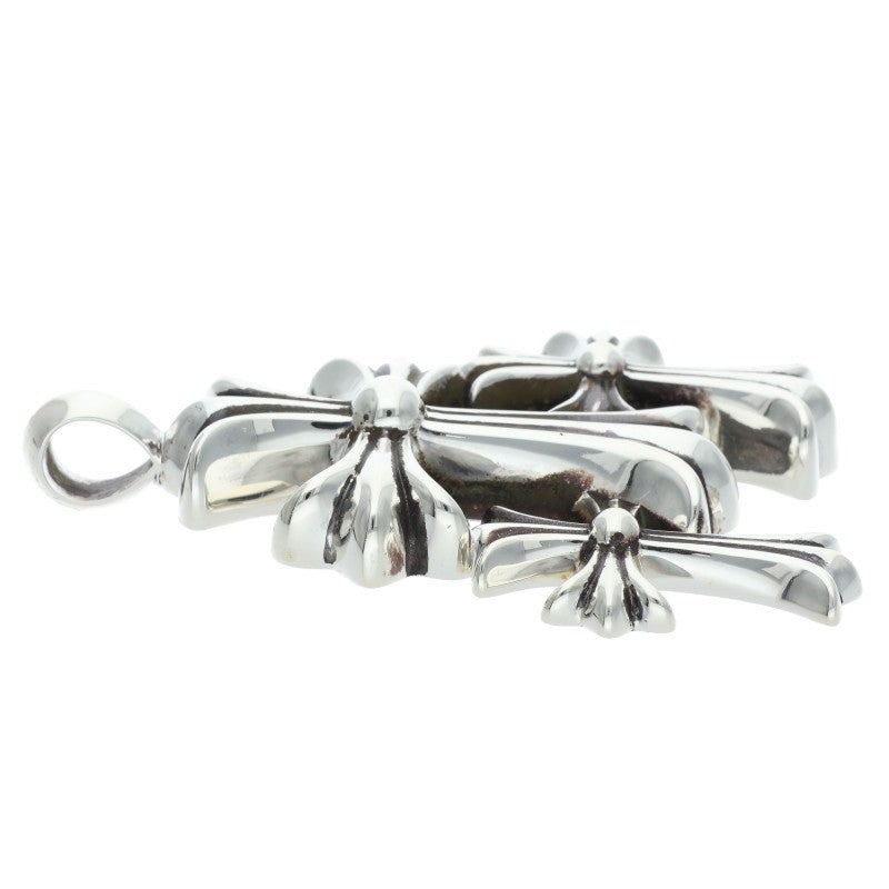 Chrome Hearts 3 CH CRS SML Silver Pendant Size ONE SIZE