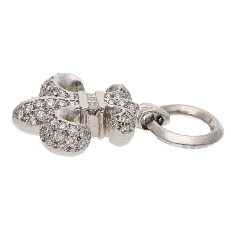 Chrome Hearts 18K BS Fleur Pave Diamond WG