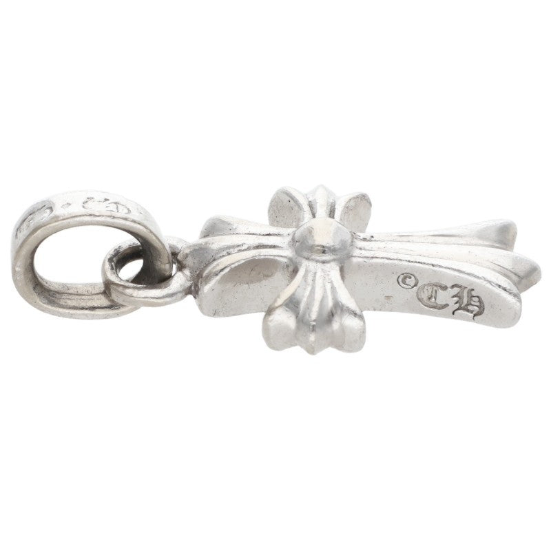 Chrome Hearts 18KWG Baby Fat Cross Pave Size ONE SIZE