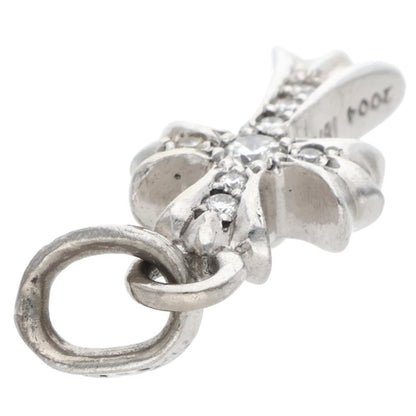 Chrome Hearts 18KWG Baby Fat Cross Pave Size ONE SIZE