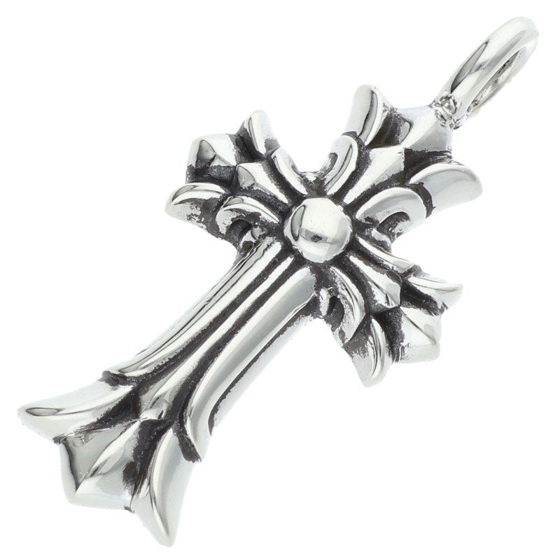 Chrome Hearts DBL CH CRS Silver Pendant Size ONE SIZE