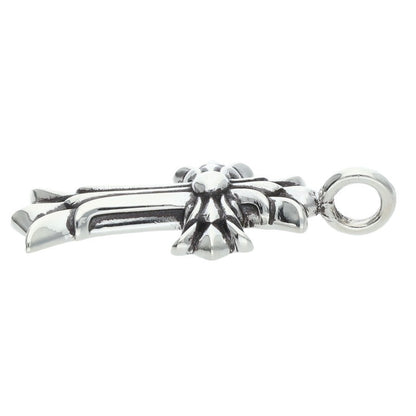 Chrome Hearts DBL CH CRS Silver Pendant Size ONE SIZE