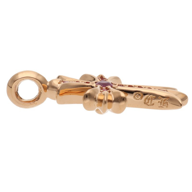Chrome Hearts 22K Tiny Fat Cross Pave Ruby Size ONE SIZE