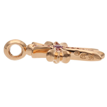 Chrome Hearts 22K Tiny Fat Cross Pave Ruby Size ONE SIZE