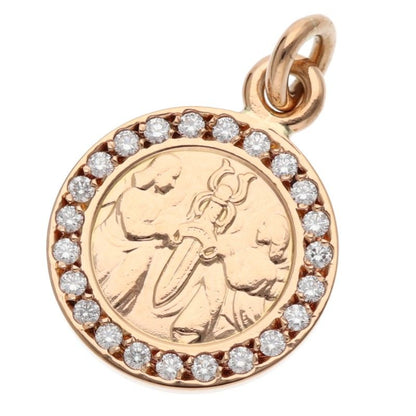 Chrome Hearts 22K Angel Medal Pave Diamond Size ONE SIZE