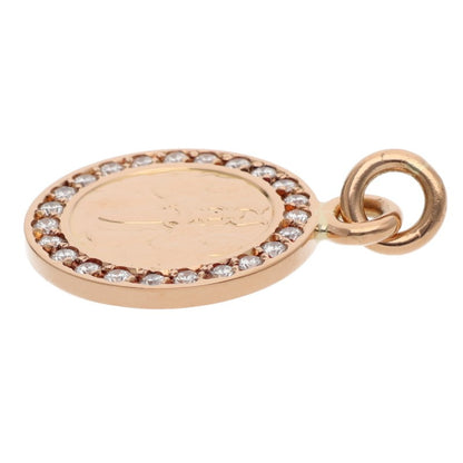 Chrome Hearts 22K Angel Medal Pave Diamond