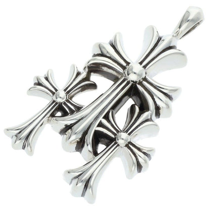 Chrome Hearts 3 CH CRS SML Silver Pendant Size ONE SIZE