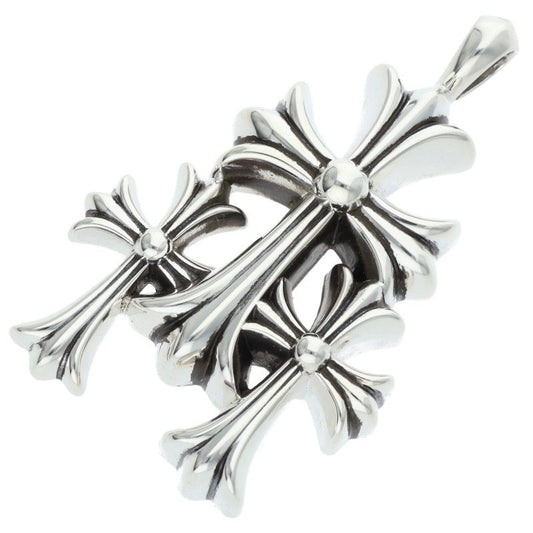 Chrome Hearts 3 CH CRS SML Silver Pendant Size ONE SIZE