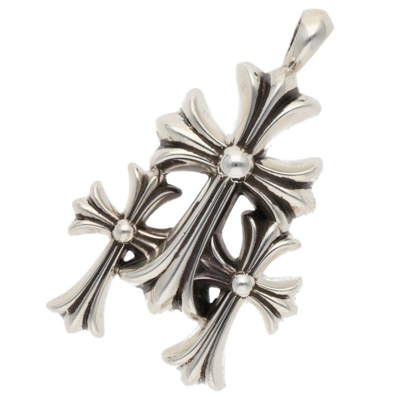 Chrome Hearts 3 CH CRS SML Silver Pendant Size ONE SIZE