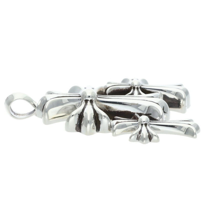 Chrome Hearts 3 CH CRS SML Silver Pendant Size ONE SIZE