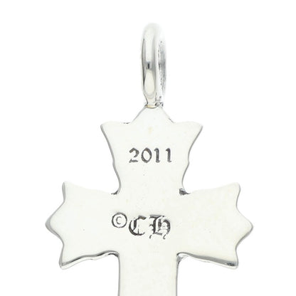 Chrome Hearts DBL CH CRS Silver Pendant