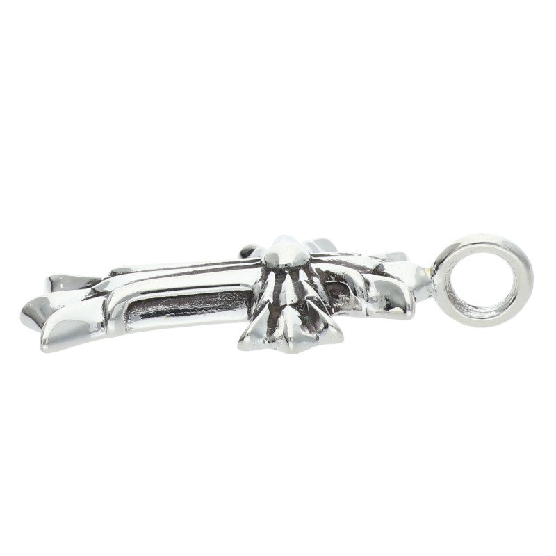 Chrome Hearts DBL CH CRS Silver Pendant Size ONE SIZE