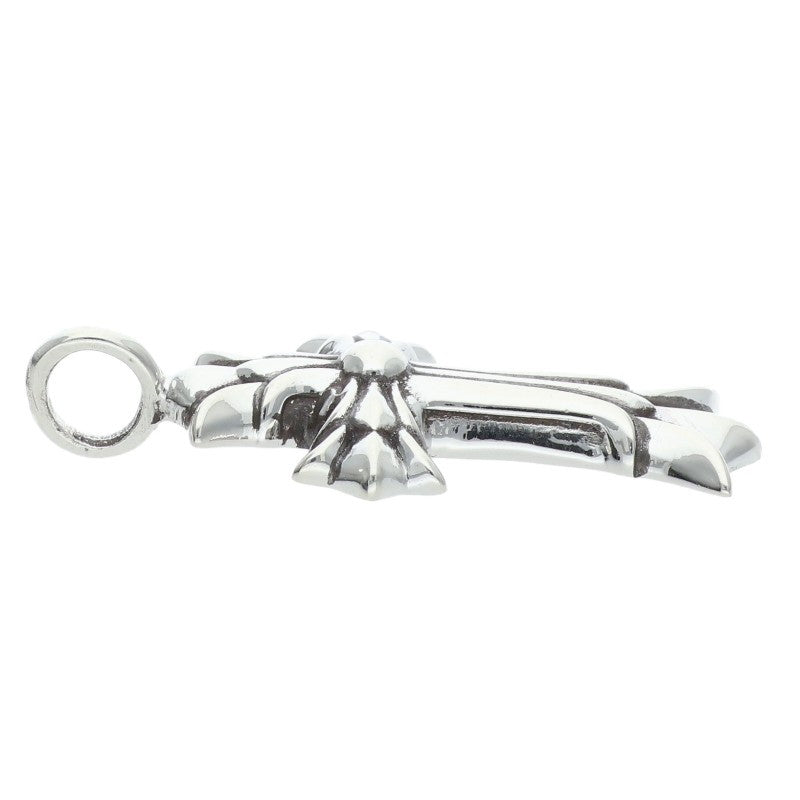 Chrome Hearts DBL CH CRS Silver Pendant Size ONE SIZE