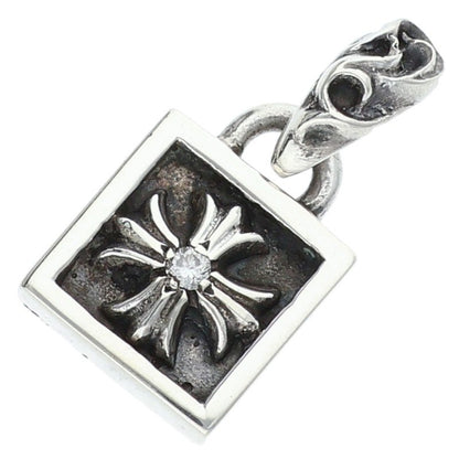 Chrome Hearts Framed CH Plus 1DIA Silver Charm Size ONE SIZE