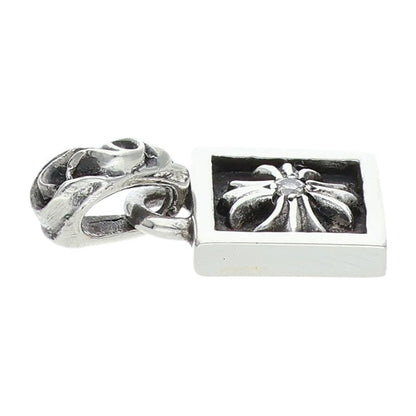 Chrome Hearts Framed CH Plus 1DIA Silver Charm Size ONE SIZE