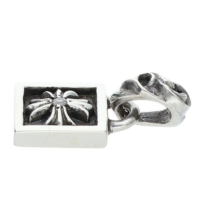 Chrome Hearts Framed CH Plus 1DIA Silver Charm Size ONE SIZE