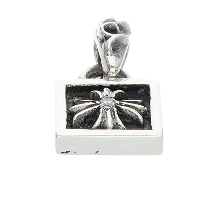 Chrome Hearts Framed CH Plus 1DIA Silver Charm Size ONE SIZE