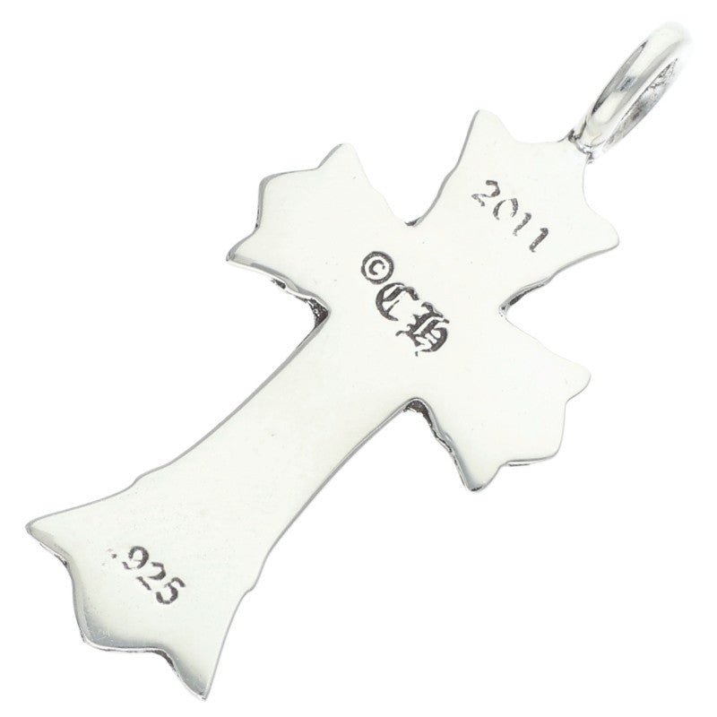 Chrome Hearts DBL CH CRS Silver Pendant Size ONE SIZE