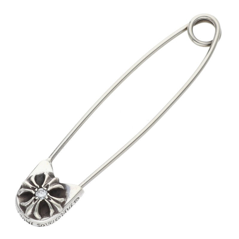Chrome Hearts Large Safety Pin 1 Diamond Charm Size ONE SIZE