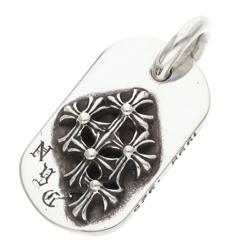 Chrome Hearts NYC Raised Dog Tag Charm Size ONE SIZE