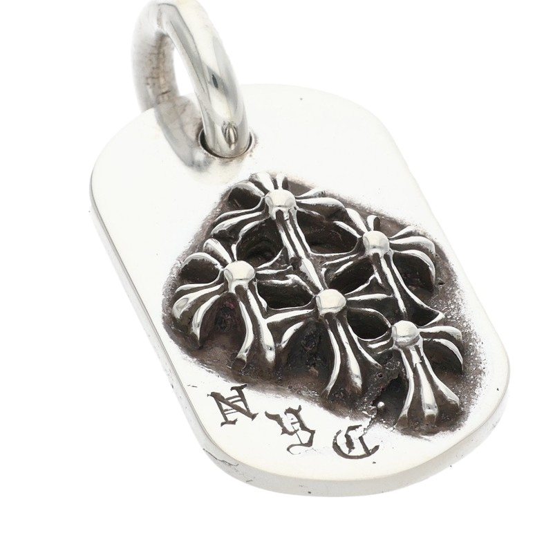 Chrome Hearts NYC Raised Dog Tag Charm Size ONE SIZE