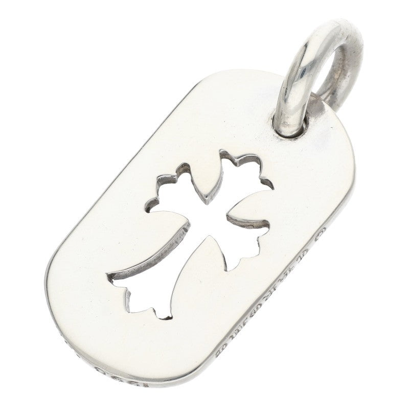 Chrome Hearts Small Cutout Cross Dog Tag Charm Size ONE SIZE