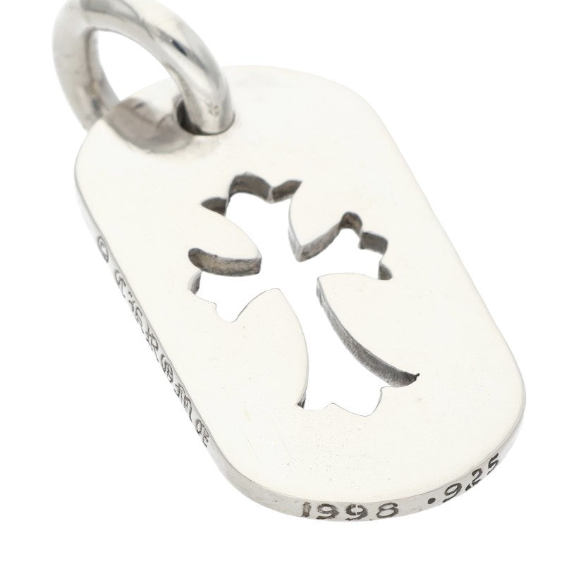 Chrome Hearts Small Cutout Cross Dog Tag Charm Size ONE SIZE