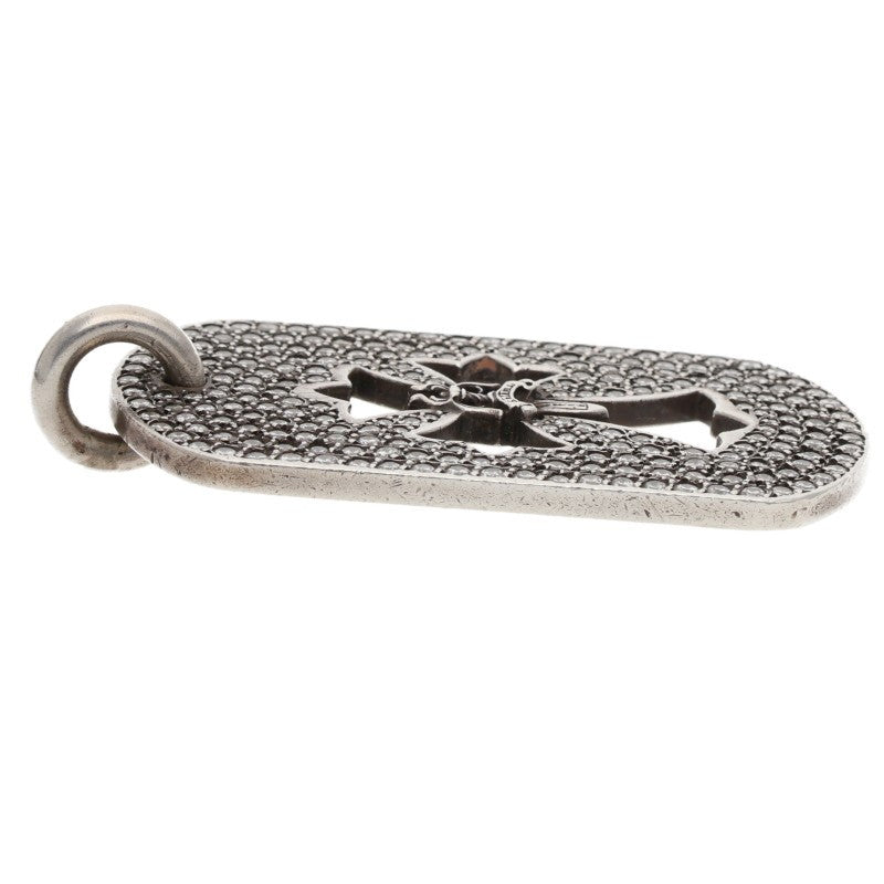 Chrome Hearts Large Dog Tag Pave Diamond