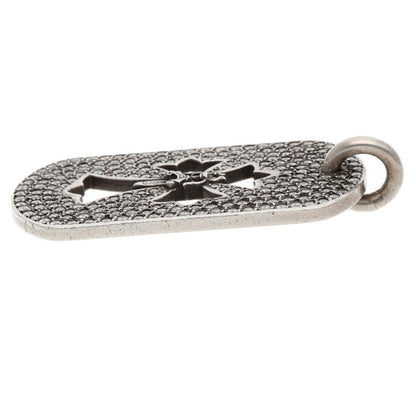 Chrome Hearts Large Dog Tag Pave Diamond