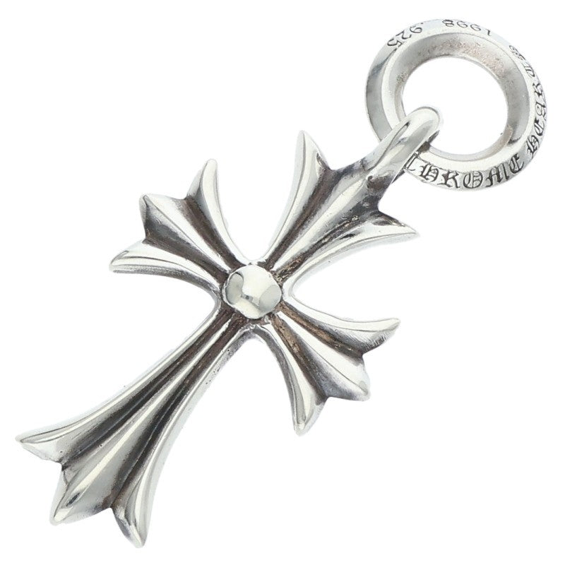 Chrome Hearts Tiny CH Cross Charm 925 Silver Size ONE SIZE