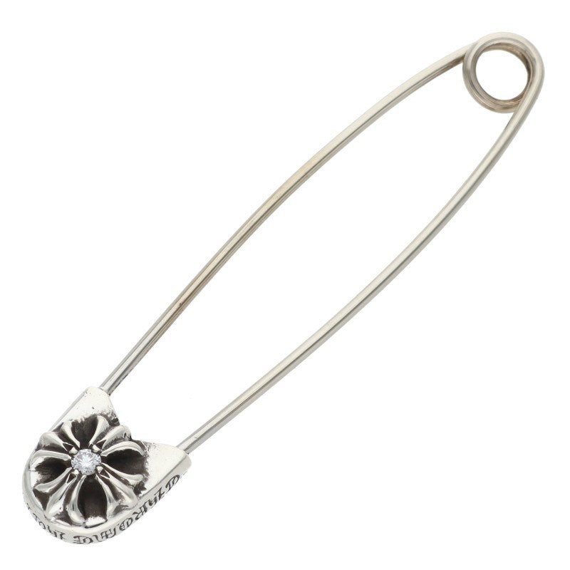 Chrome Hearts Large Safety Pin 1 Diamond Charm Size Multi