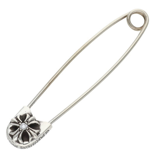 Chrome Hearts Large Safety Pin 1 Diamond Charm Size Multi