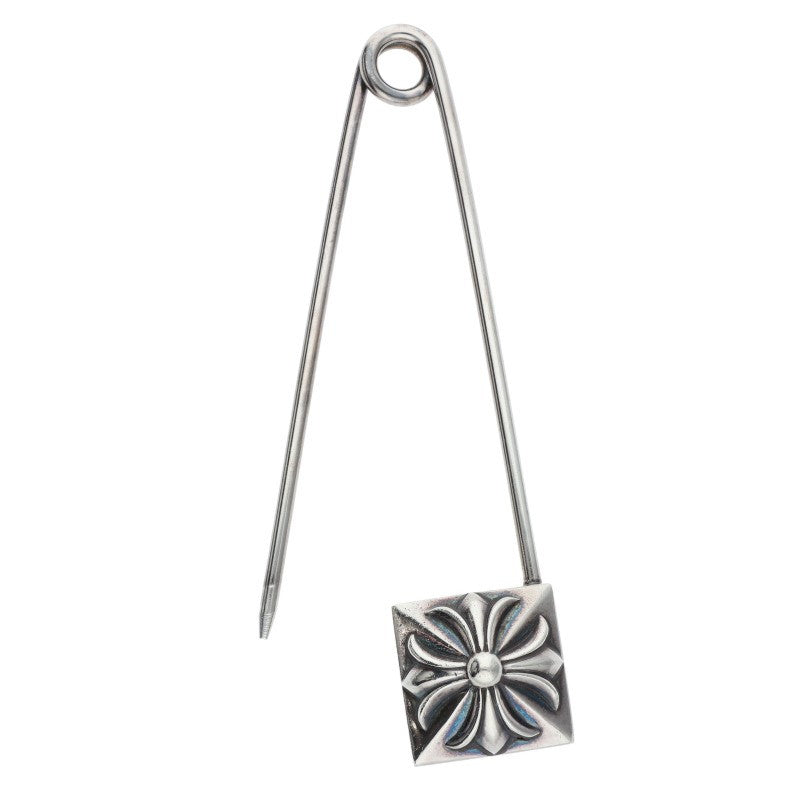 Chrome Hearts XL Safety Pin Silver Necklace Size ONE SIZE