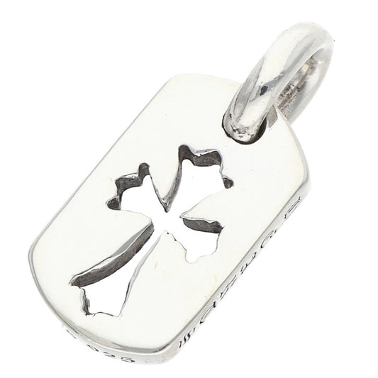 Chrome Hearts Tiny Cutout Cross Dog Tag Charm Size ONE SIZE