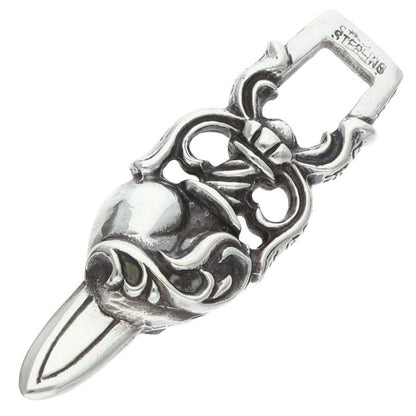Chrome Hearts Dagger Heart Pendant Silver Size ONE SIZE