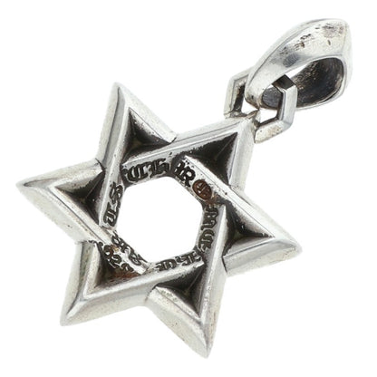 Chrome Hearts Star of David Pendant Silver Size ONE SIZE