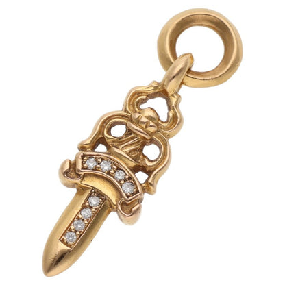 Chrome Hearts 22K #5 Dagger Pave Diamond Charm Size ONE SIZE