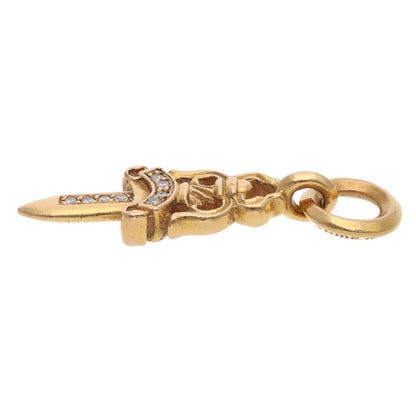 Chrome Hearts 22K #5 Dagger Pave Diamond Charm Size ONE SIZE