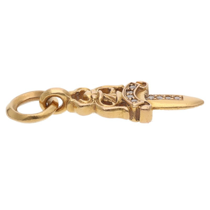 Chrome Hearts 22K #5 Dagger Pave Diamond Charm Size ONE SIZE