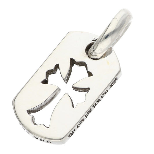Chrome Hearts Tiny Cutout Cross Dog Tag 925 Size ONE SIZE