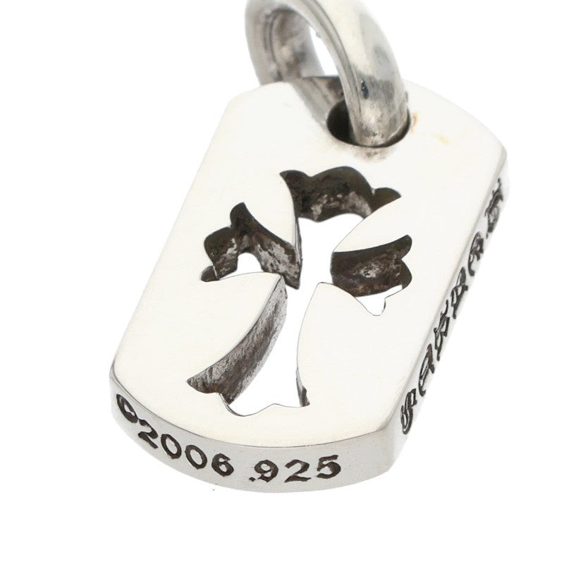 Chrome Hearts Tiny Cutout Cross Dog Tag 925 Size ONE SIZE