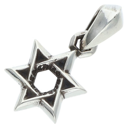 Chrome Hearts Star of David Charm 925 Silver Size ONE SIZE