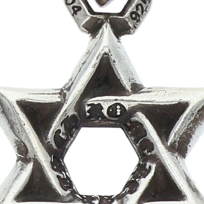 Chrome Hearts Star of David Charm 925 Silver Size ONE SIZE