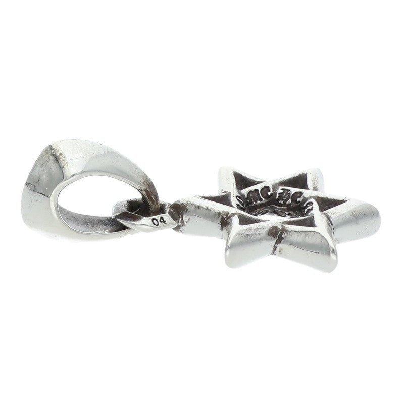 Chrome Hearts Star of David Charm 925 Silver Size ONE SIZE