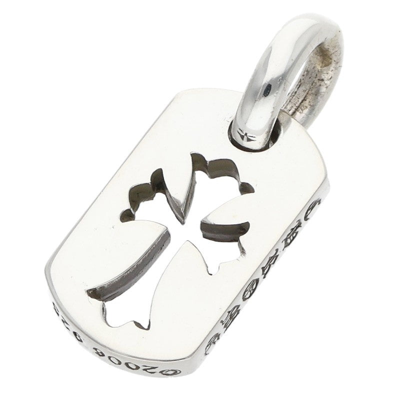 Chrome Hearts Tiny Cutout Cross Dog Tag 925 Size ONE SIZE