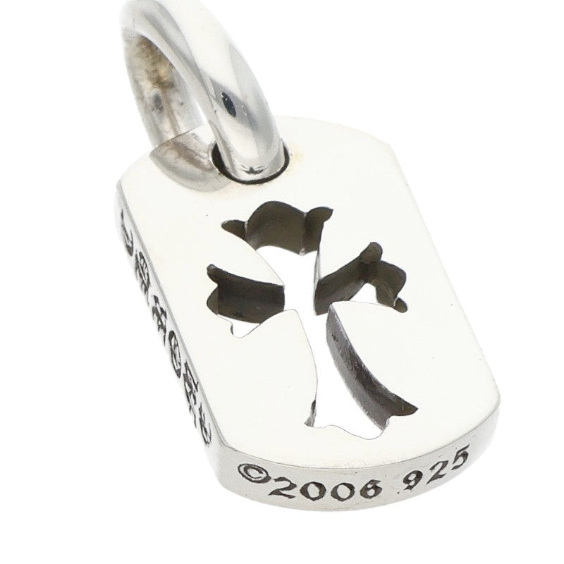 Chrome Hearts Tiny Cutout Cross Dog Tag 925 Size ONE SIZE