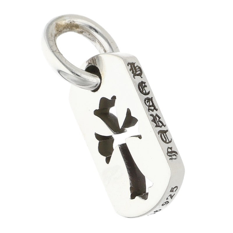 Chrome Hearts Tiny Cutout Cross Dog Tag 925 Size ONE SIZE