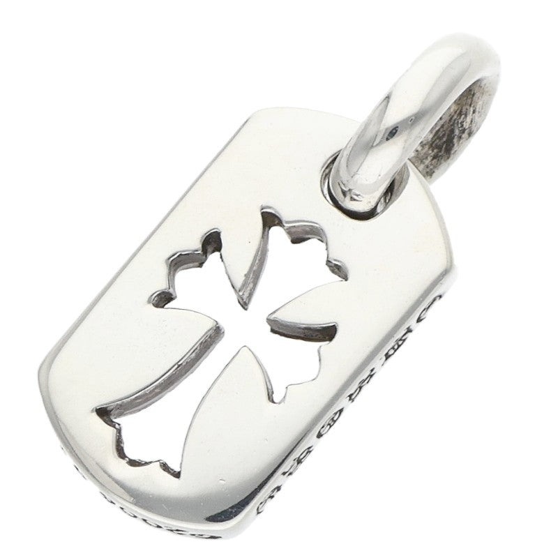 Chrome Hearts Tiny Cutout Cross Dog Tag 925 Size ONE SIZE