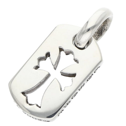 Chrome Hearts Tiny Cutout Cross Dog Tag 925 Size ONE SIZE
